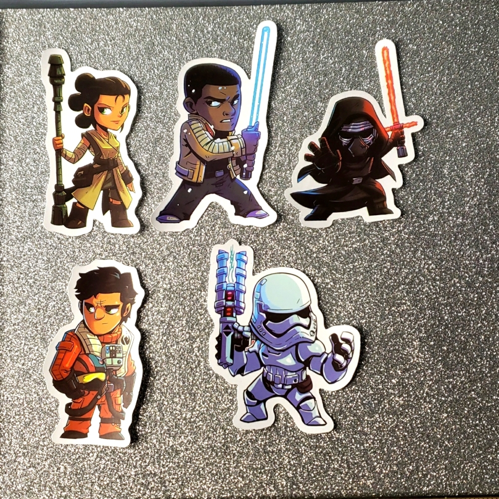 5 Pieces 10/$10 STAR WARS waterproof Sticker